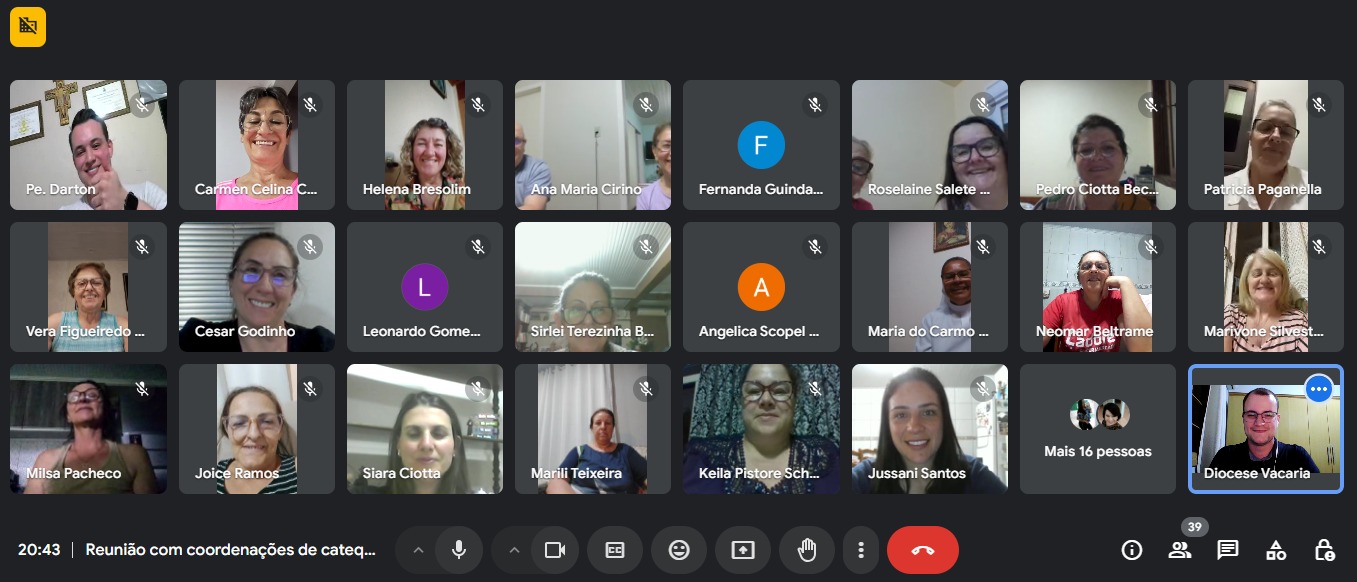 Encontro coordenações de catequese
